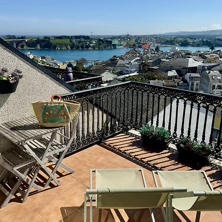 Moderno Piso Con La Mejor Terraza De Ribadeo Y Vistas Maravillosas 외부 사진