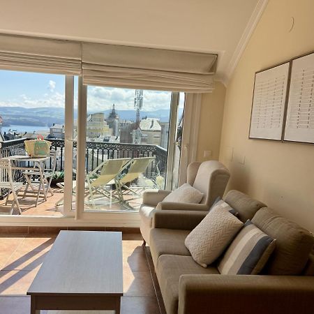 Moderno Piso Con La Mejor Terraza De Ribadeo Y Vistas Maravillosas 외부 사진