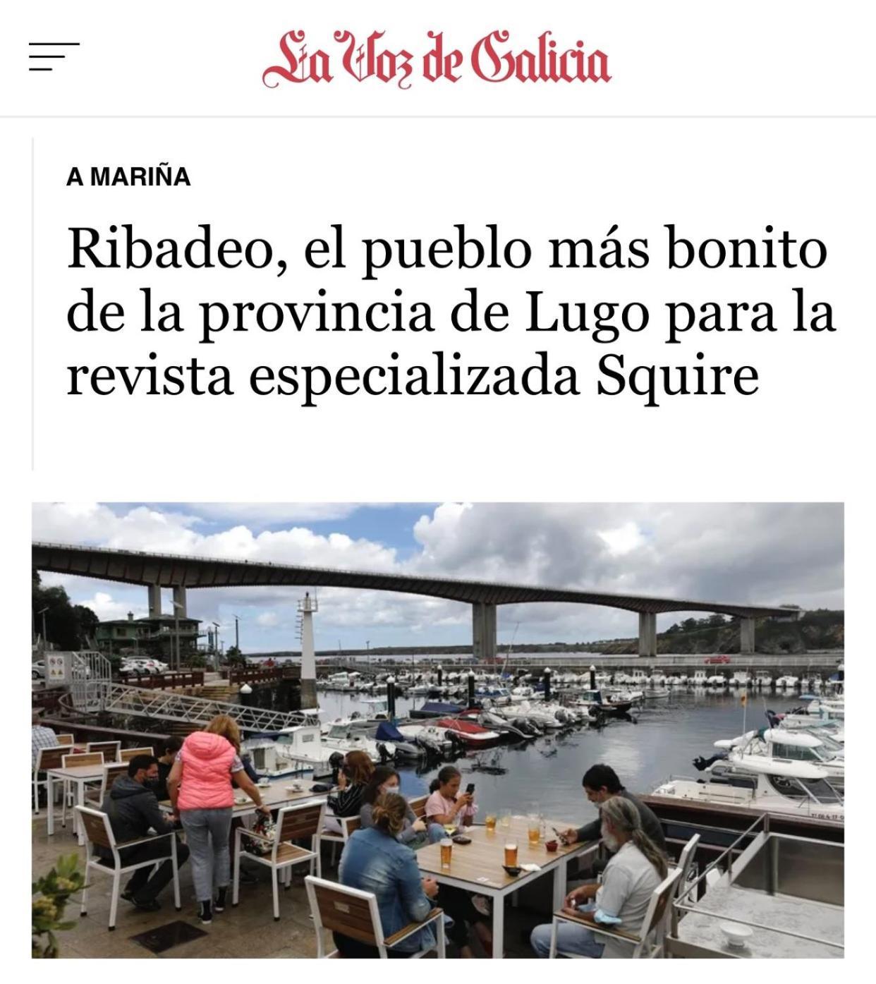 Moderno Piso Con La Mejor Terraza De Ribadeo Y Vistas Maravillosas 외부 사진