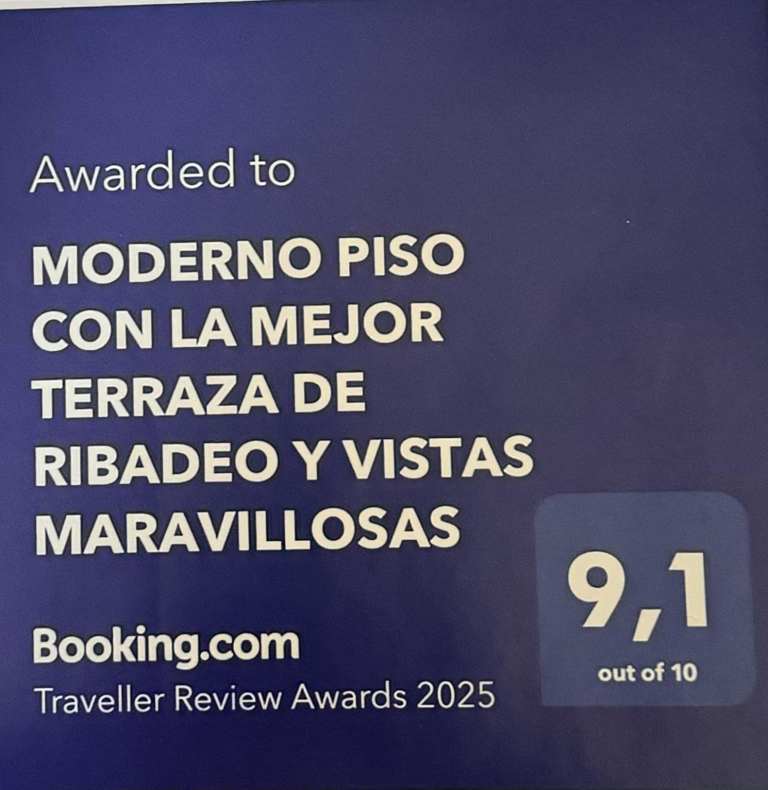 Moderno Piso Con La Mejor Terraza De Ribadeo Y Vistas Maravillosas 외부 사진